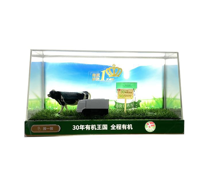 बेस के साथ लाइट पारदर्शी ऐक्रेलिक डिस्प्ले बॉक्स